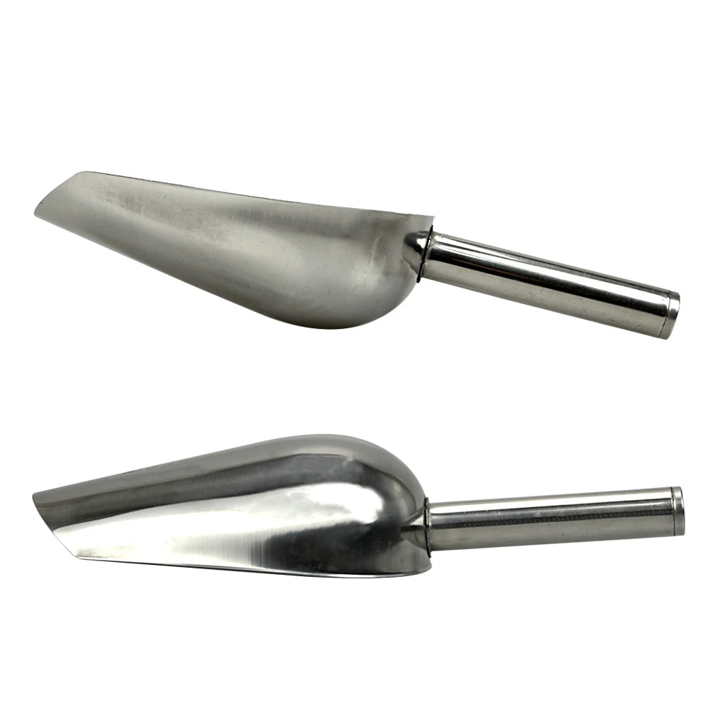 Stainless Steel Pet Food Scoop – Large Capacity Thickened Dog & Cat Food Shovel (23.5 x 8 x 5 cm)