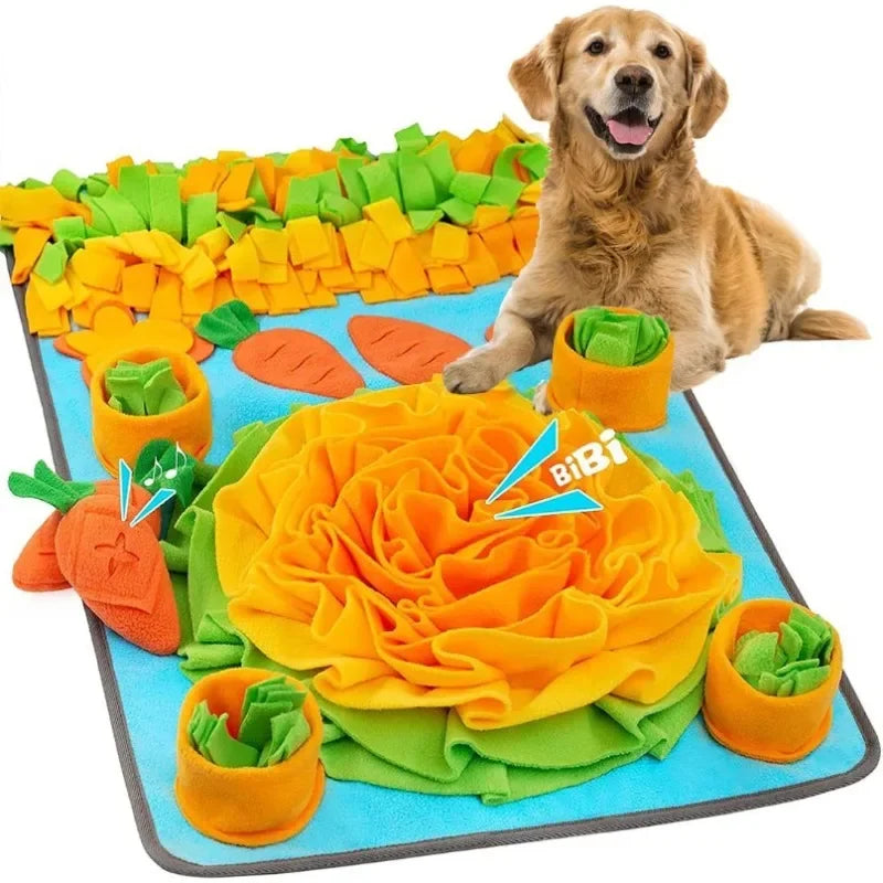 Large Snuffle Mat for Dogs – Interactive Stress Relief Training Mat & Slow Feeder Dog Treat Toy