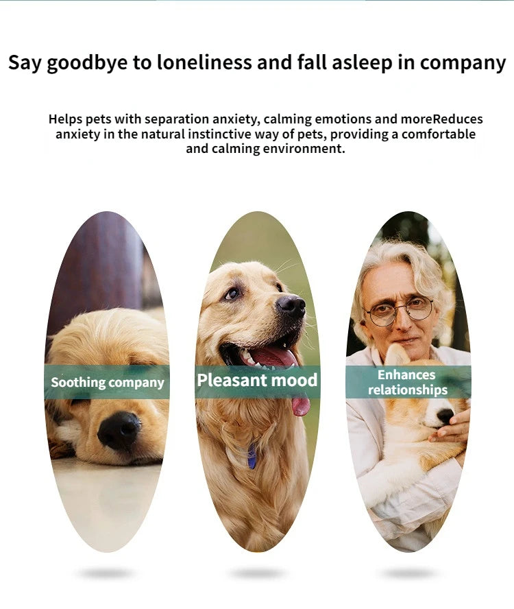 FOYO Heartbeat Puppy Toy – Plush Comfort Doll for Dog Anxiety Relief, Sleep Aid & Behavioral Training