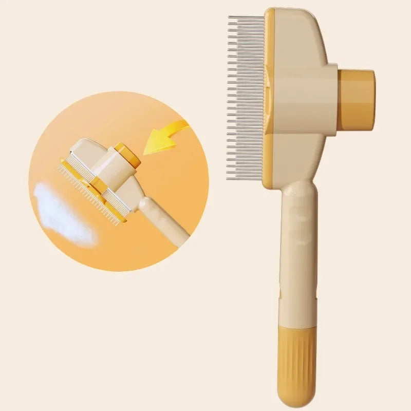 Self-Cleaning Dog & Cat Brush 🐾 Pet Hair Remover Comb