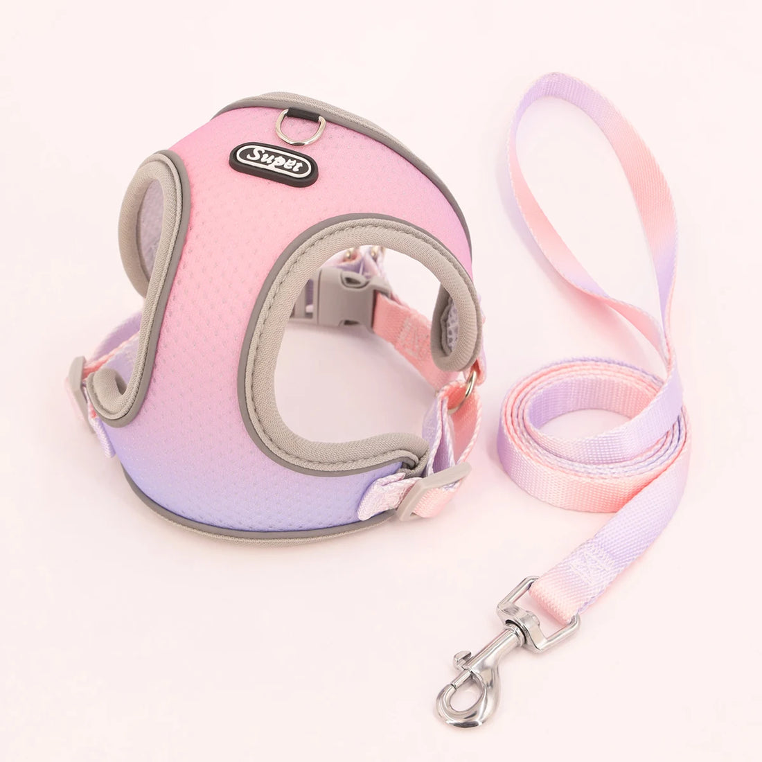 🐾 Supet Step-In Pet Harness – Adjustable, Reflective & Breathable for Dogs & Cats 🐶🐱