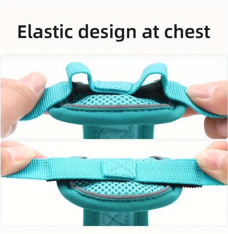 🐾 No Pull Dog Harness & Leash Set – Adjustable Reflective Vest for Small Dogs & Cats