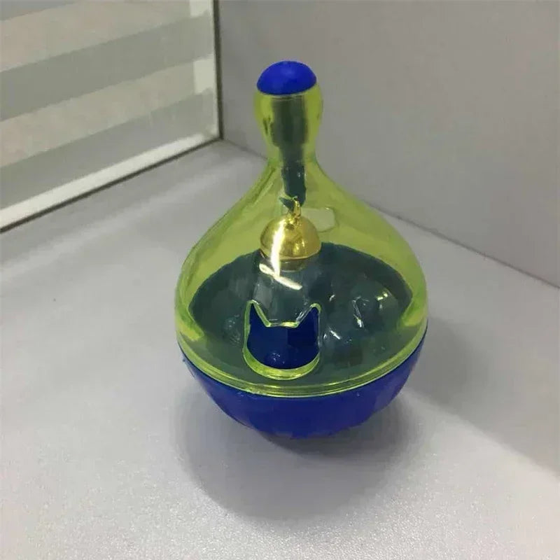 🐭 Interactive Mouse-Shaped Cat Treat Ball – Food Dispensing Tumbler Feeder