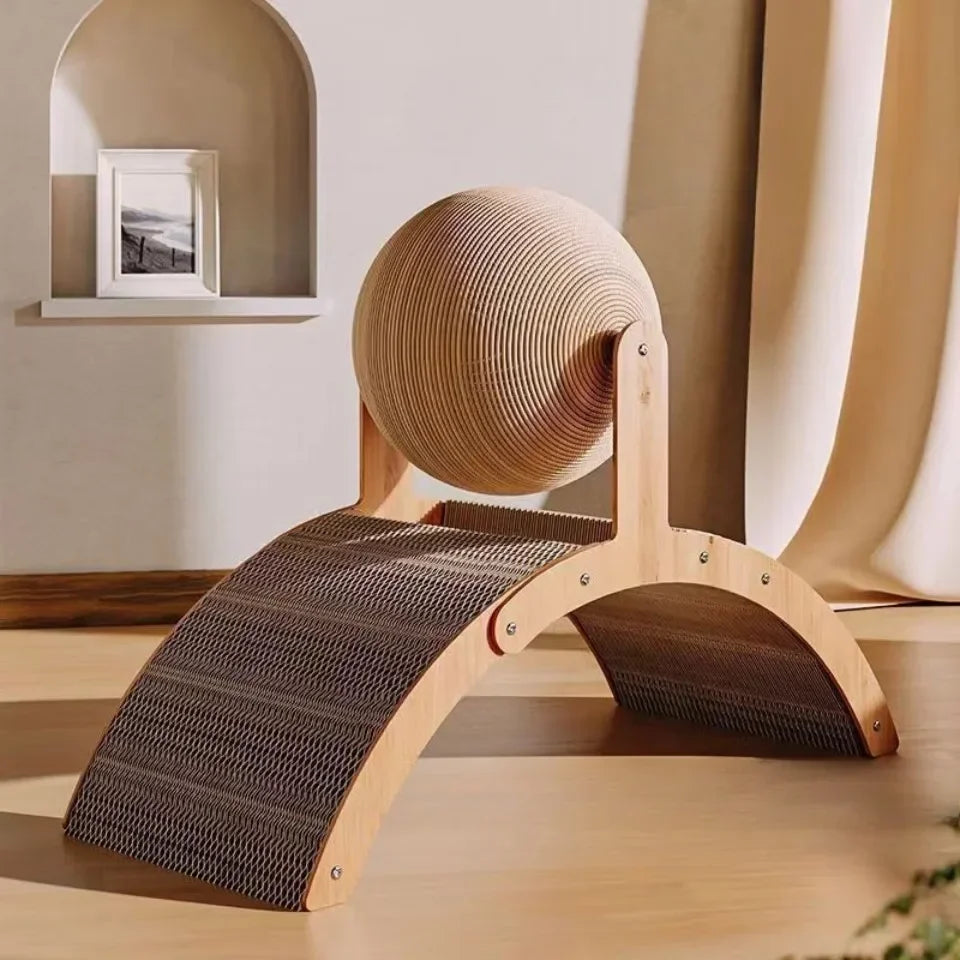 Vertical Arch Cat Scratching Board – Wear-Resistant