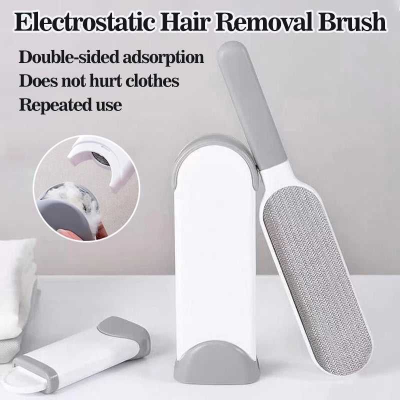 Reusable Pet Hair & Lint Remover 🐾 Manual Cleaning Brush