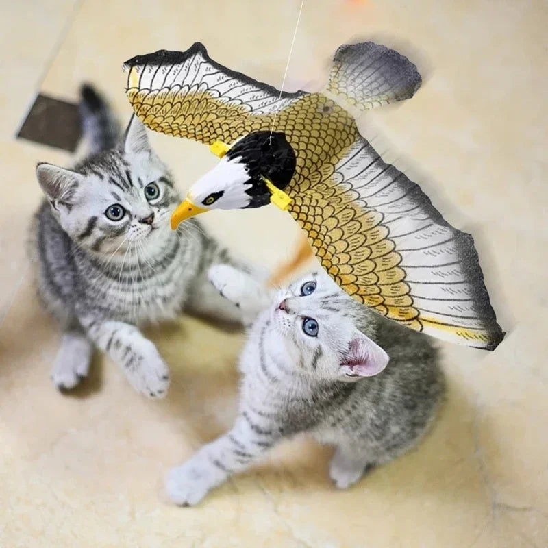 Electric Flying Bird Cat Toy – Hanging Eagle Teaser