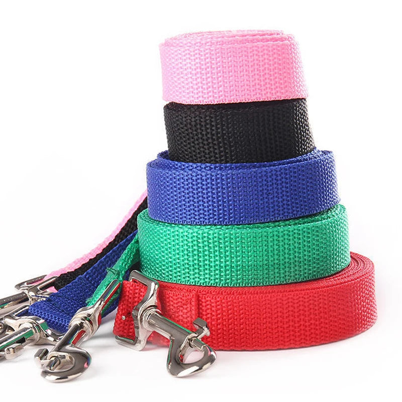 🐶 Nylon Dog Training Leash – Durable Walking & Traction Rope for Small & Large Dogs (1.5M–10M)