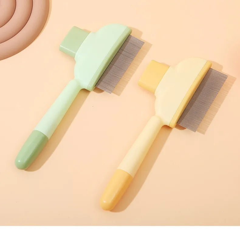 Self-Cleaning Pet Grooming Brush – Dog & Cat Hair Remover Comb with Massage Bristles