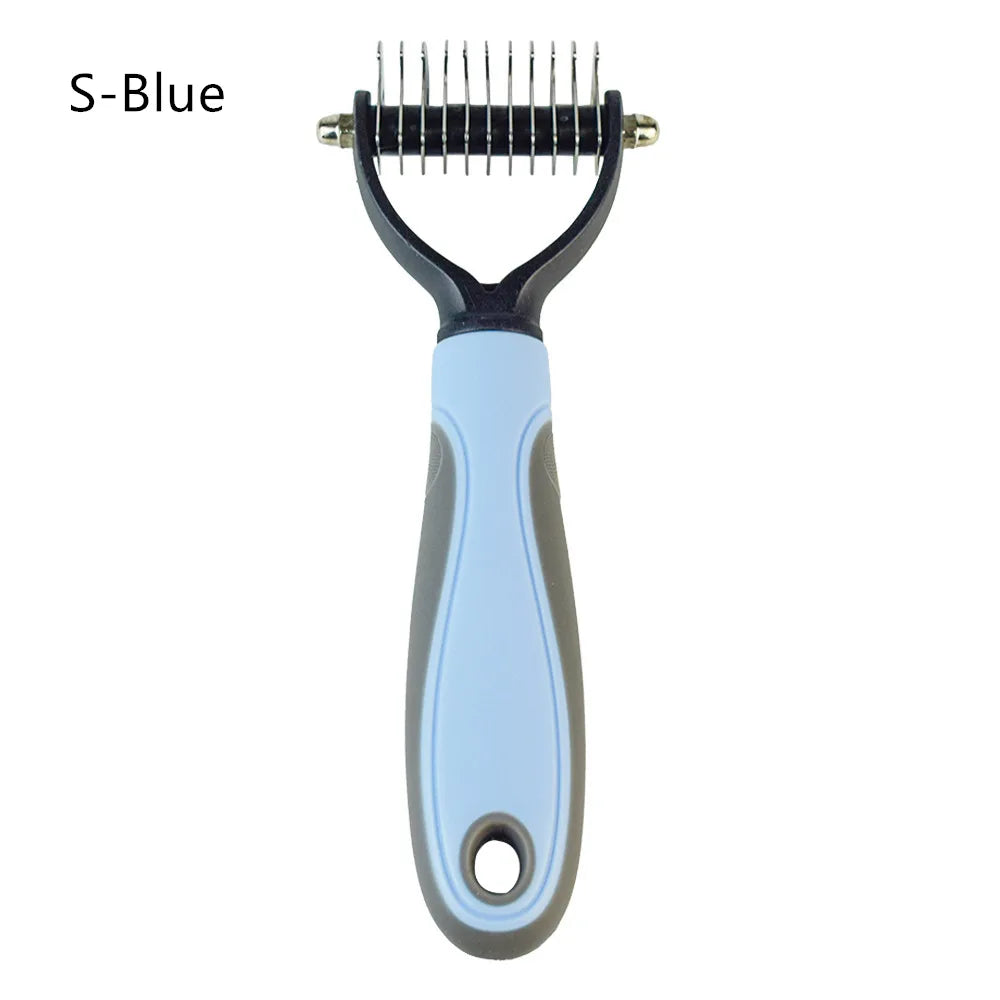 All-in-One Dog & Cat Hair Remover Brush – Grooming Comb for Long, Short & Curly Hair