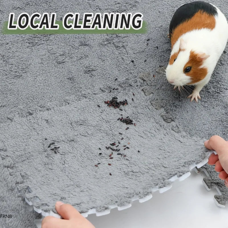 30×30cm Soft EVA Foam Pet Warming Pad – Small Animal Sleeping Mat for Guinea Pigs, Hamsters, Rabbits (1–10Pcs)