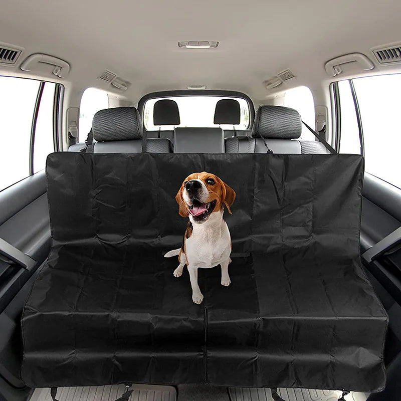 Waterproof Car Rear Seat Cover for Dogs – Hammock Travel Mat & Pet Protector for Car, Truck, SUV