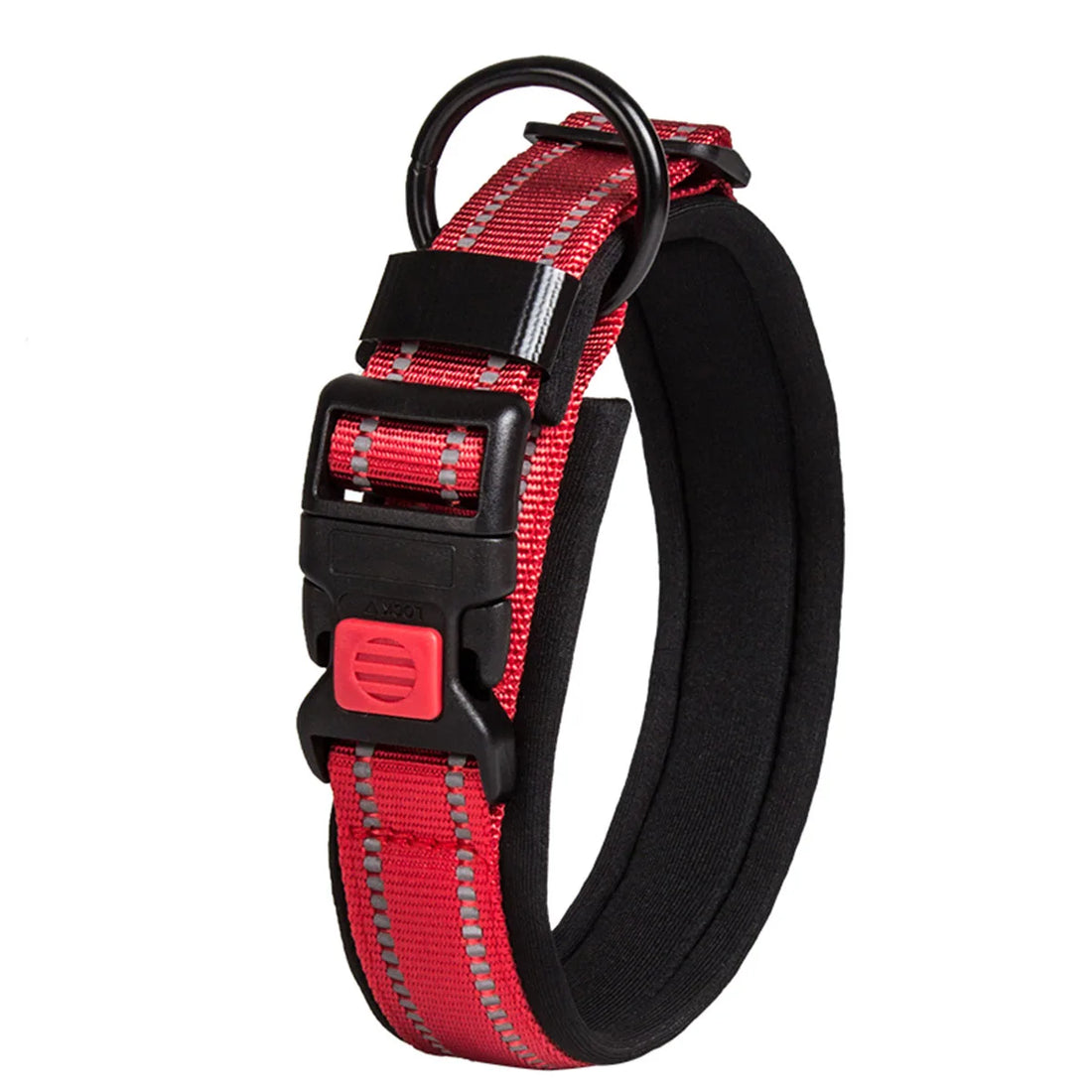 Reflective Adjustable Dog Collar – Soft Foam Neck, Colorful & Fashionable, for Small, Medium & Large Dogs
