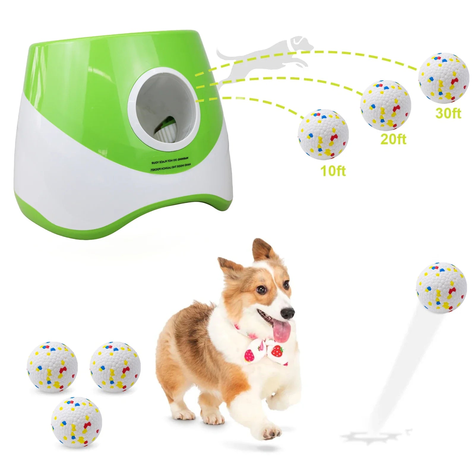 🎾 Dog Ball Thrower Launcher – Interactive Tennis Ball Launcher for Indoor & Outdoor Play