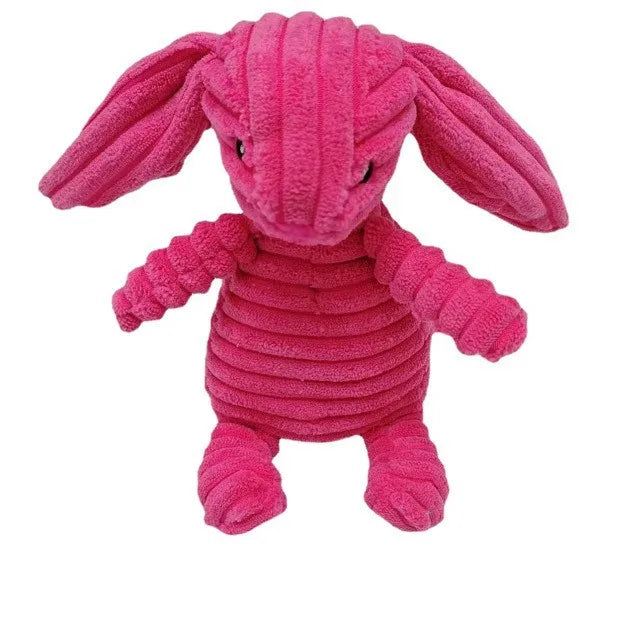 Donkey Plush Squeaky Dog Toy – Corduroy Chew & Training Toy for Puppies