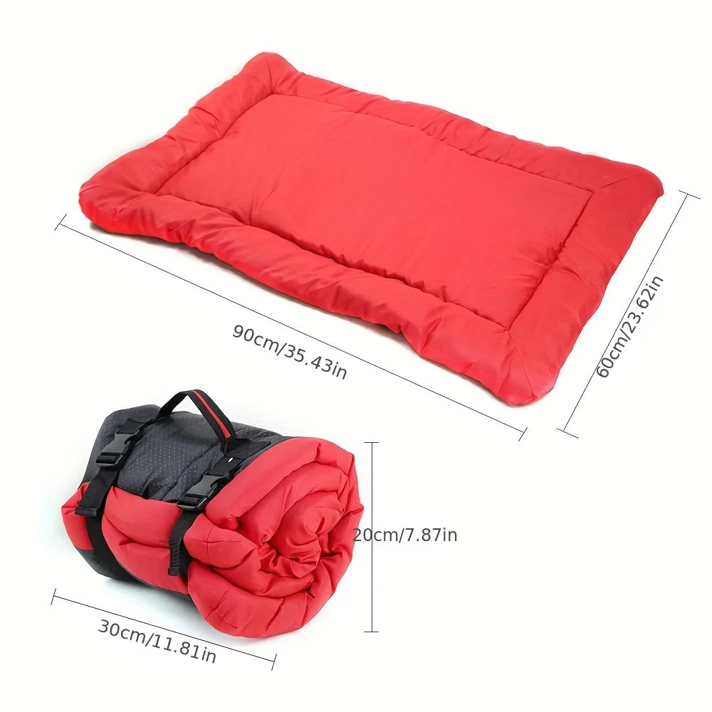 Waterproof Anti-Slip Pet Bed Cushion – Washable Outdoor Dog Mattress Pad