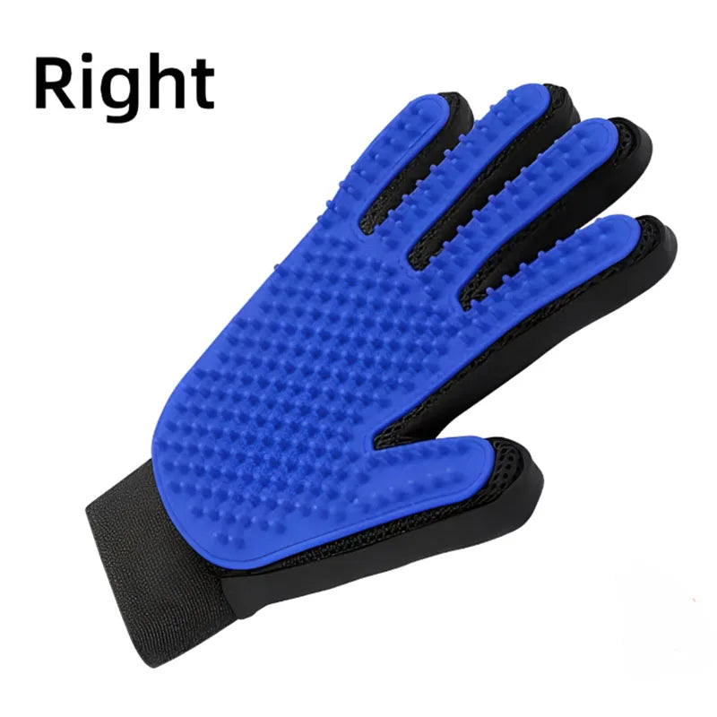 Pet Grooming Glove 🐾 Deshedding & Massage Brush for Dogs & Cats