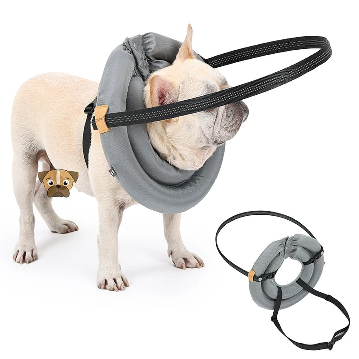 Blind Dog Collar Safety Harness – Adjustable Reflective Anti-Collision Guide Ring for Blind Dogs & Cats