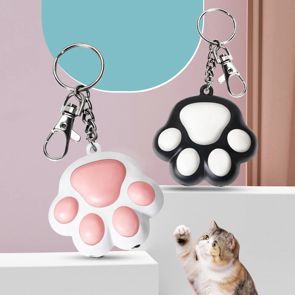 USB Rechargeable LED Laser Cat Toy – Interactive Pattern Light for Kitten Training & Play