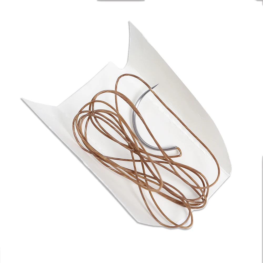 12pcs Absorbable Suture Thread with Needle – Veterinary PGA 75CM for Pet Surgery & Training (2/0 3/0 4/0 5/0)