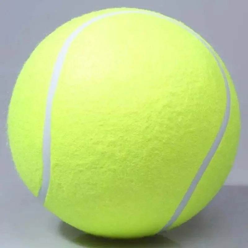 Giant Inflatable Tennis Ball for Dogs – 7"/9.5" Training Toy with Air Pump