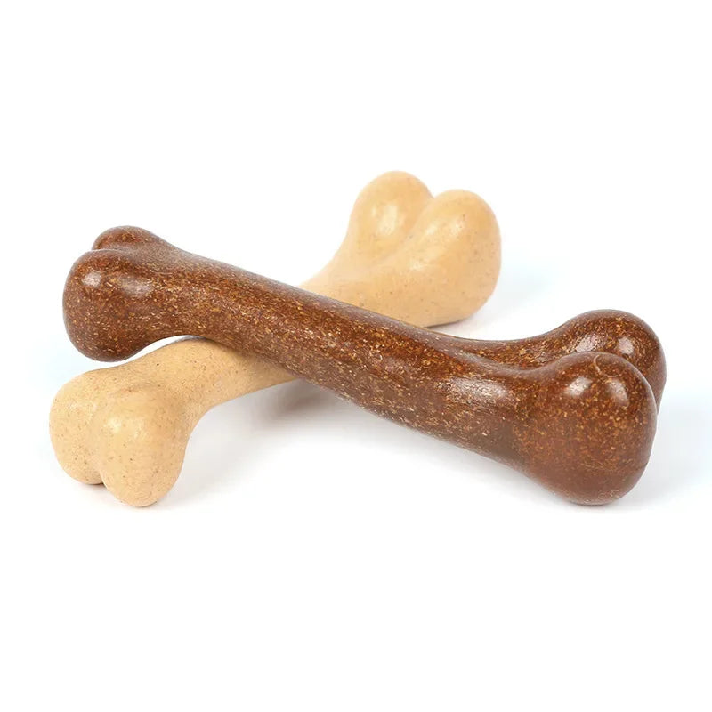 Nearly Indestructible Dog Bone Chew Toy – Natural Non-Toxic Anti-Bite Dental Toy for Small, Medium & Large Dogs