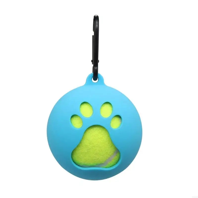 QXNB Tennis Ball Holder with Dog Leash Attachment – Hands-Free Pet Ball Cover Holder for Walks & Training