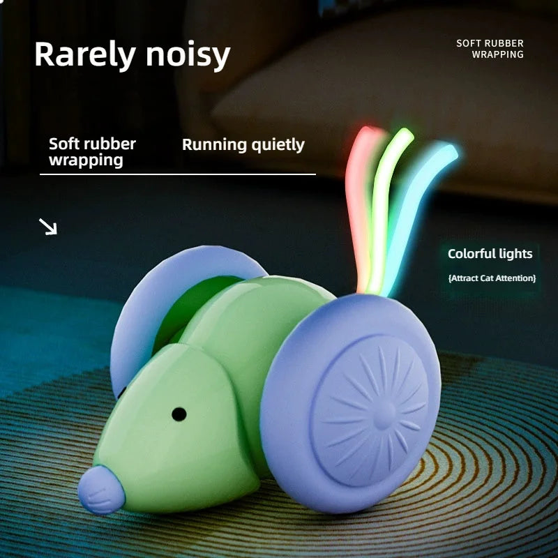 Electric Mouse Car Cat Toy – Interactive Automatic Teaser with Obstacle Avoidance