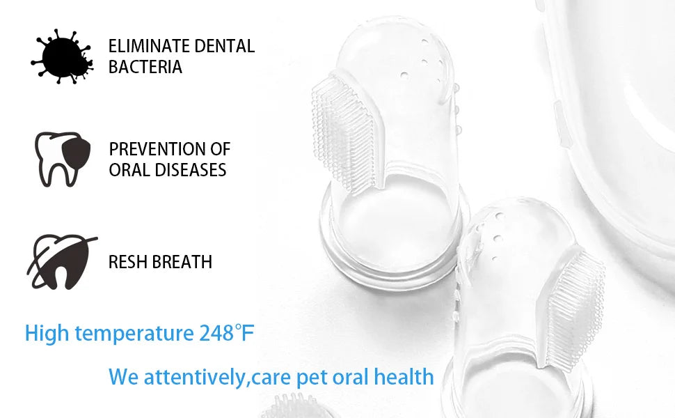 Silicone Soft Pet Finger Cuff Toothbrush