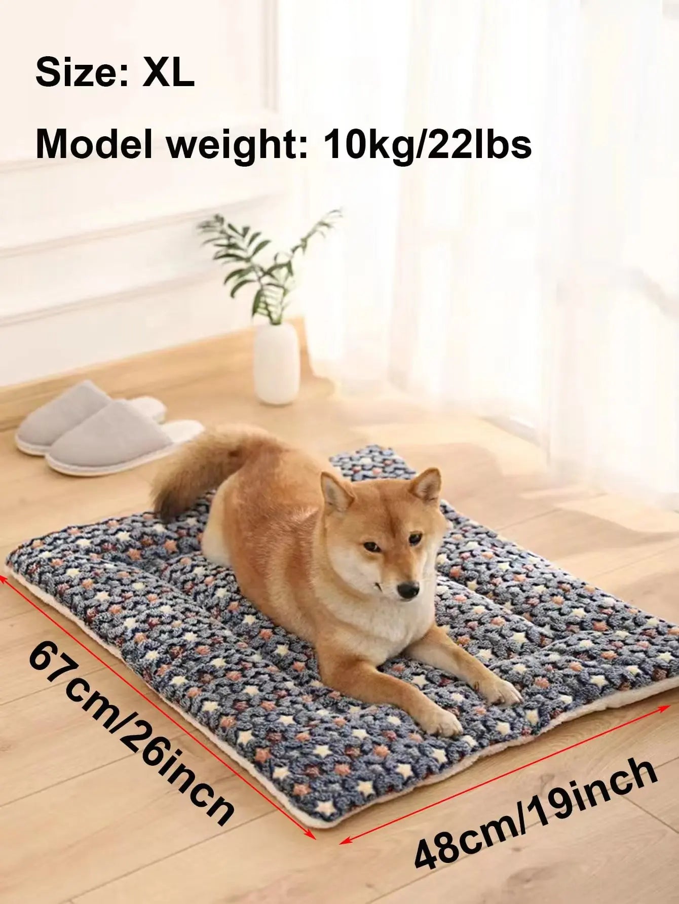 Flannel Pet Mat – Thick Sleeping Blanket Bed for Dogs & Cats, Soft Pet Rug for Small to Large Pets