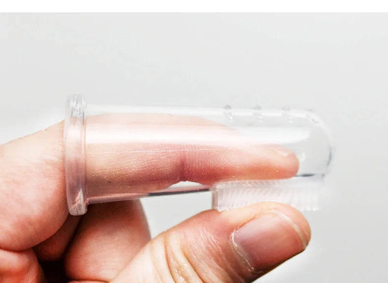 Super Soft Finger Toothbrush for Dogs & Cats – Gentle Pet Dental Cleaning Tool