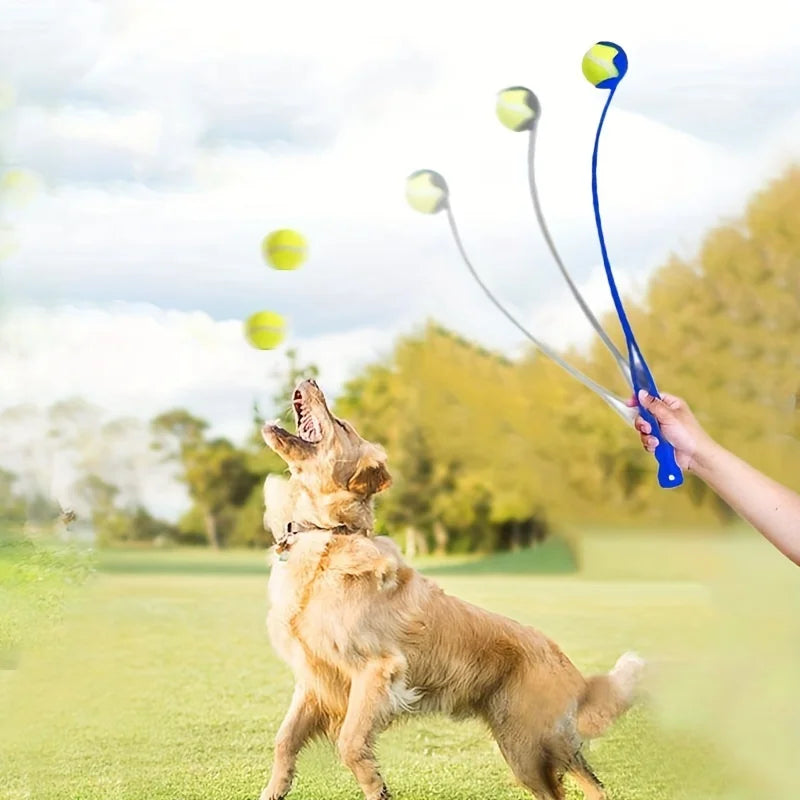 Pet Tennis Ball Launcher – Outdoor Dog Training & Play Thrower