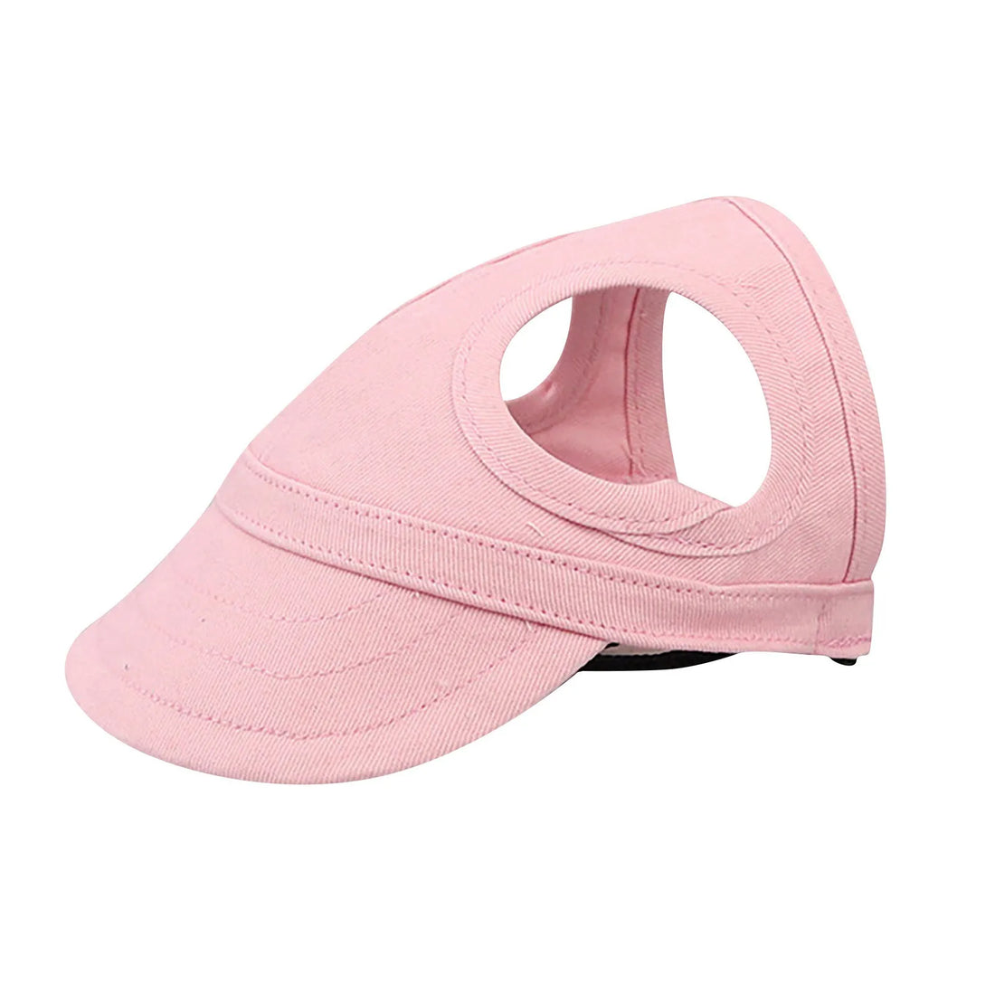 Small Dog Summer Baseball Cap – Oxford Fabric Puppy Visor Hat with Ear Holes, Adjustable Sun Protection Cap for Outdoor Use