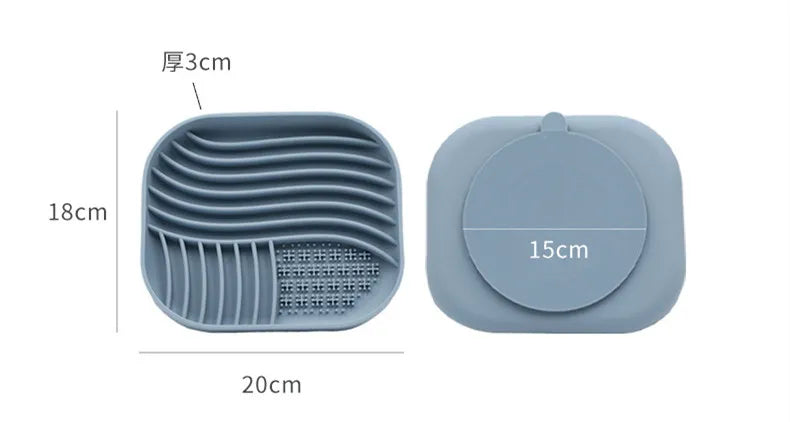 Anti-Choking Slow Feeder Bowl with Silicone Suction Cup – No-Spill Slow Food Cushion for Dogs & Cats