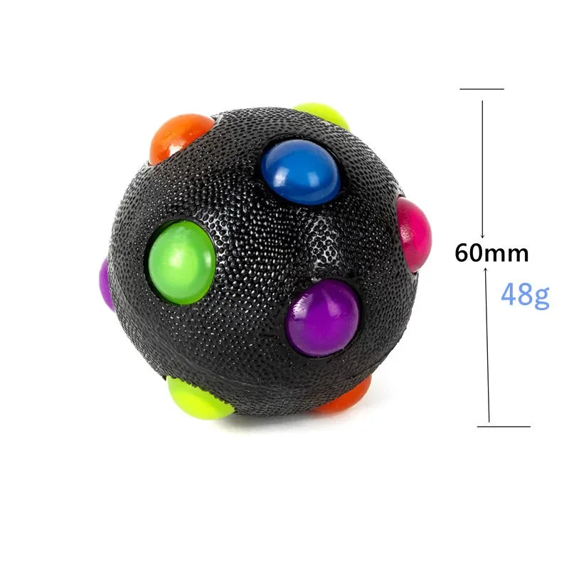 LED Glowing Ball Toy – Flashing Light Ball for Pets & Kids