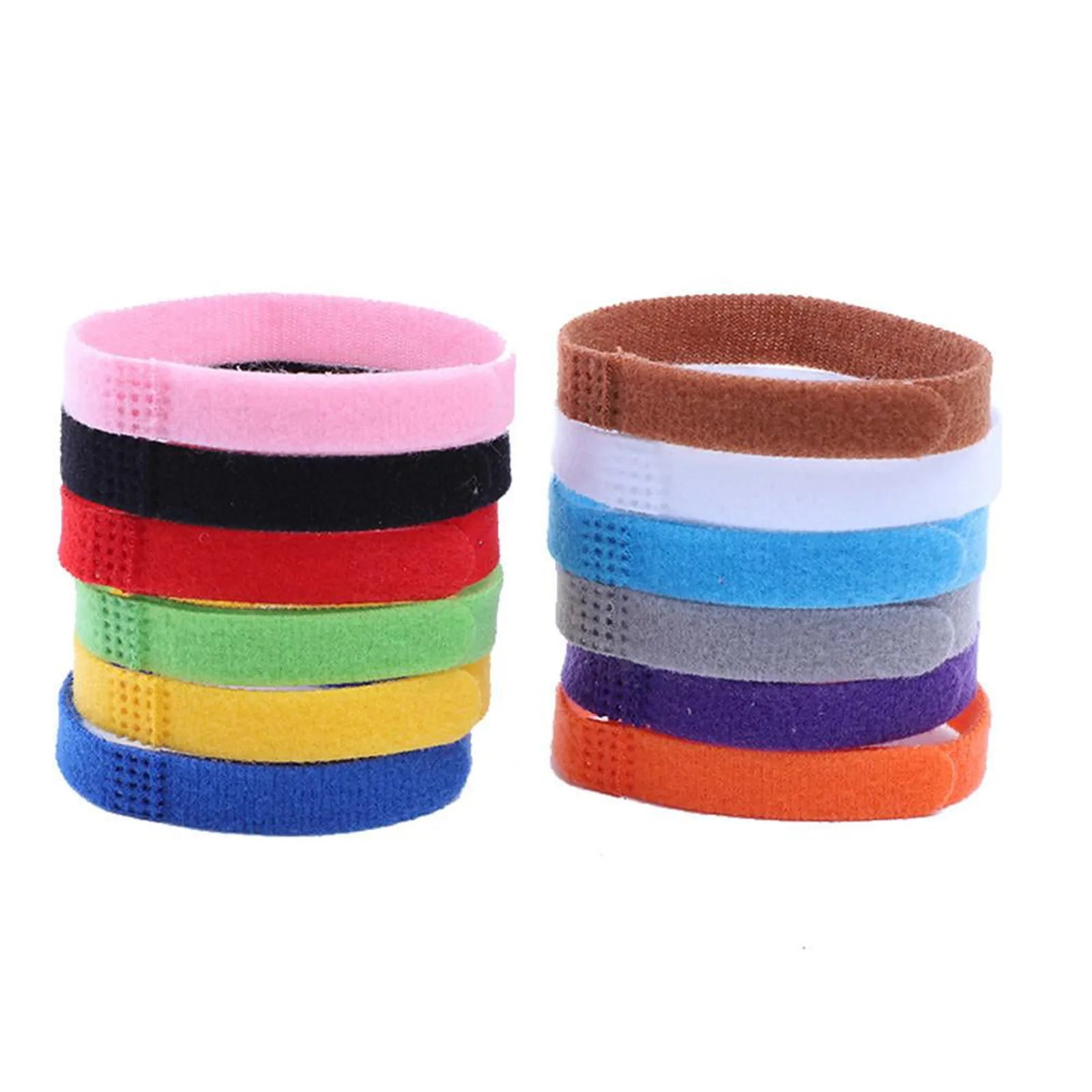 12 Pcs Adjustable Puppy Whelping Collars – Soft Double-Sided ID Bands for Newborn Puppies & Kittens
