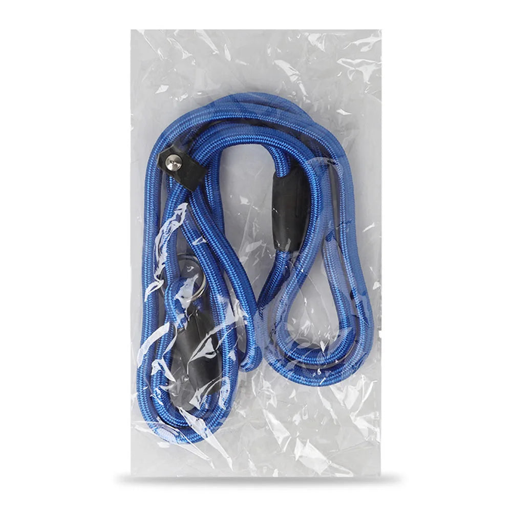 Slip Lead Dog Leash for Small Dogs – Anti-Choking P-Shaped Rope Leash for Puppy Training & Walking