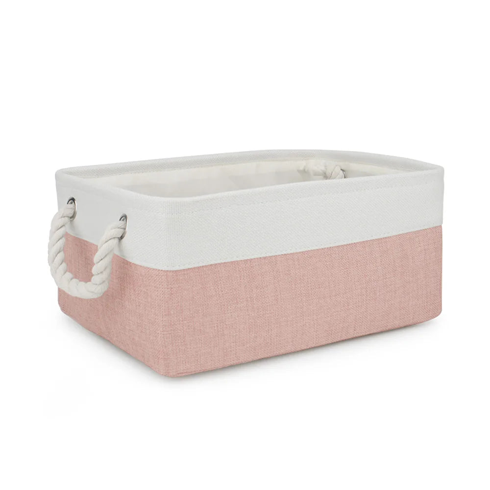 Dog Toy & Accessories Storage Basket – Organizer Bin for Pet Clothes, Leashes, Collars & Toys