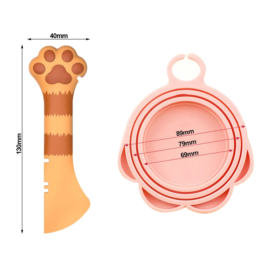🥄 Multifunction Pet Canned Spoon – Jar Opener & Feeding Scoop for Dogs & Cats