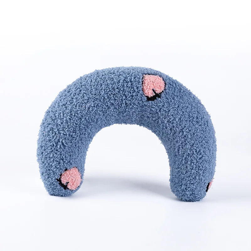 Little U-Shaped Pillow for Cats & Small Dogs – Fashion Neck Protector & Deep Sleep Headrest