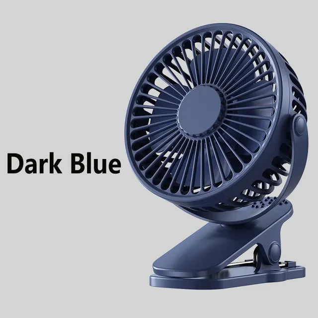 🌀 Xiaomi USB Handheld Clip Fan – Portable Rechargeable Mini Fan for Students & Travel