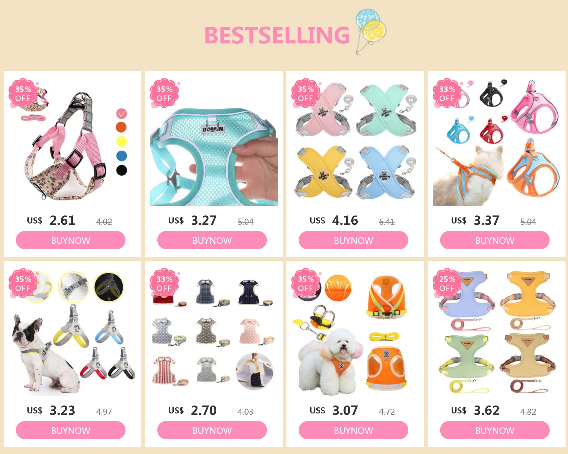 🐕 Adjustable Reflective Dog Harness – For Small to Large Dogs (French Bulldog, Husky & More) 🐾