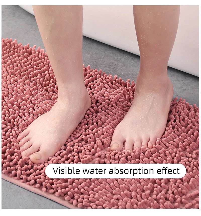 Chenille Plush Pet Mat – Soft Absorbent Dog & Cat Bed Pad, Cozy Seat Cushion for Crates, Bathroom & Pet Lounging