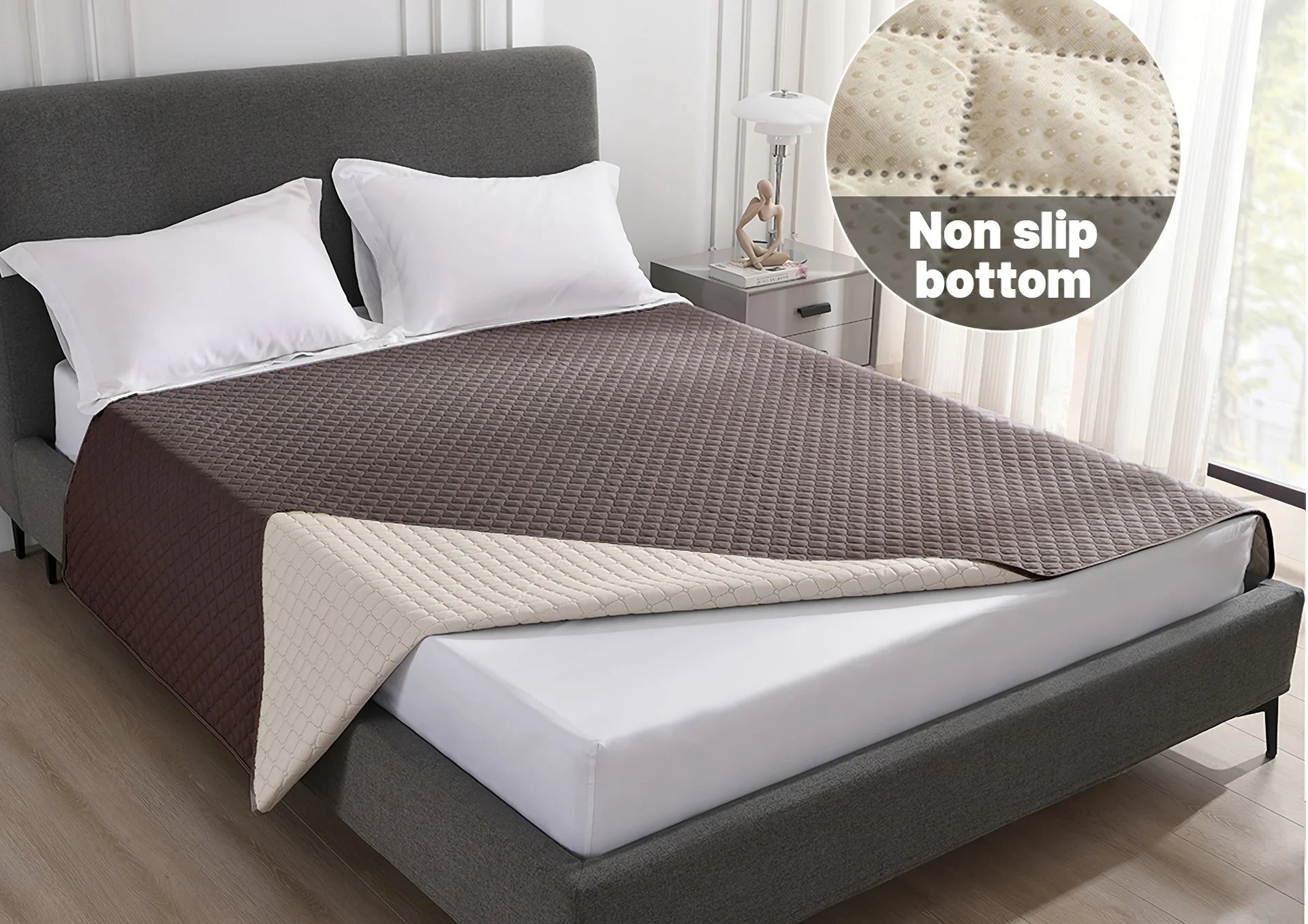 Anti-Leaking & Non-Slip Dog Bed Cover