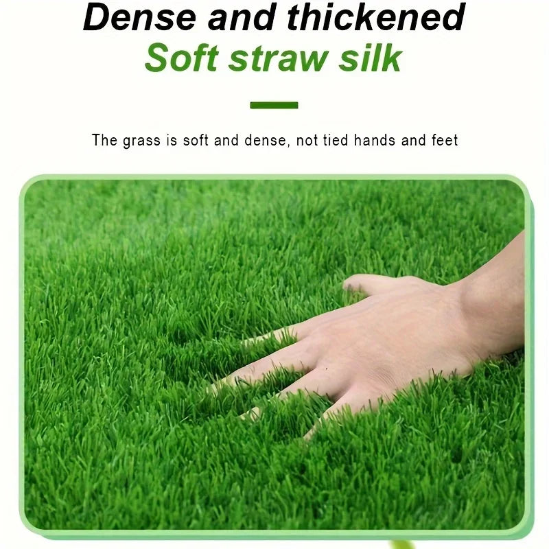 Reusable & Washable Dog Grass Mat – Odor-Control Artificial Turf Pee Pad with Non-Slip Base for Pet Training