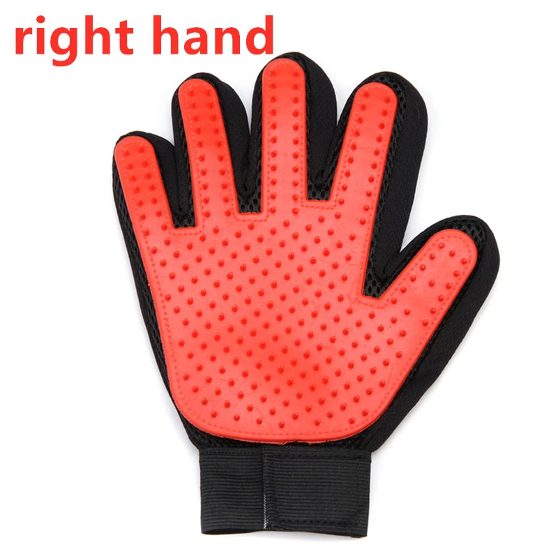 Pet Grooming Glove – Deshedding & Bath Brush Glove for Cats and Dogs