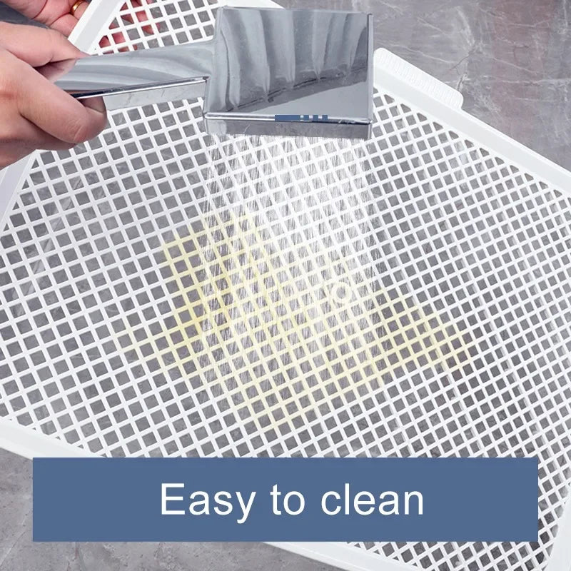 Extra Large Dog Toilet Tray – Splash-Proof, Reusable & Easy-to-Clean Indoor Pet Potty Training Pad Holder