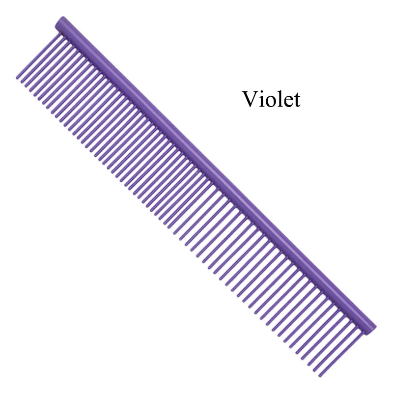 Meisha Stainless Steel Pet Grooming Comb – Professional Deshedding Brush for Dogs & Cats