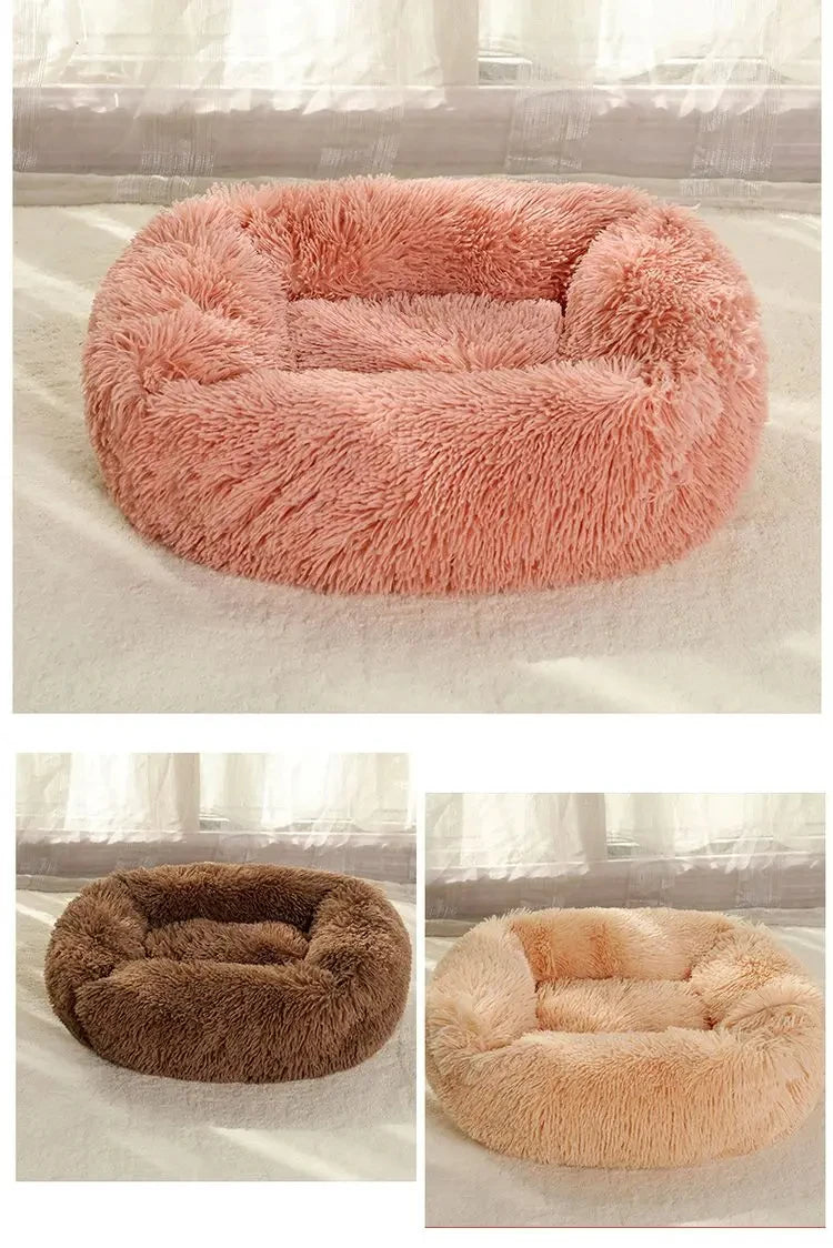 Winter Plush Rectangle Dog Bed – Warm Pet Sofa Mat for Small, Medium & Large Dogs & Cats