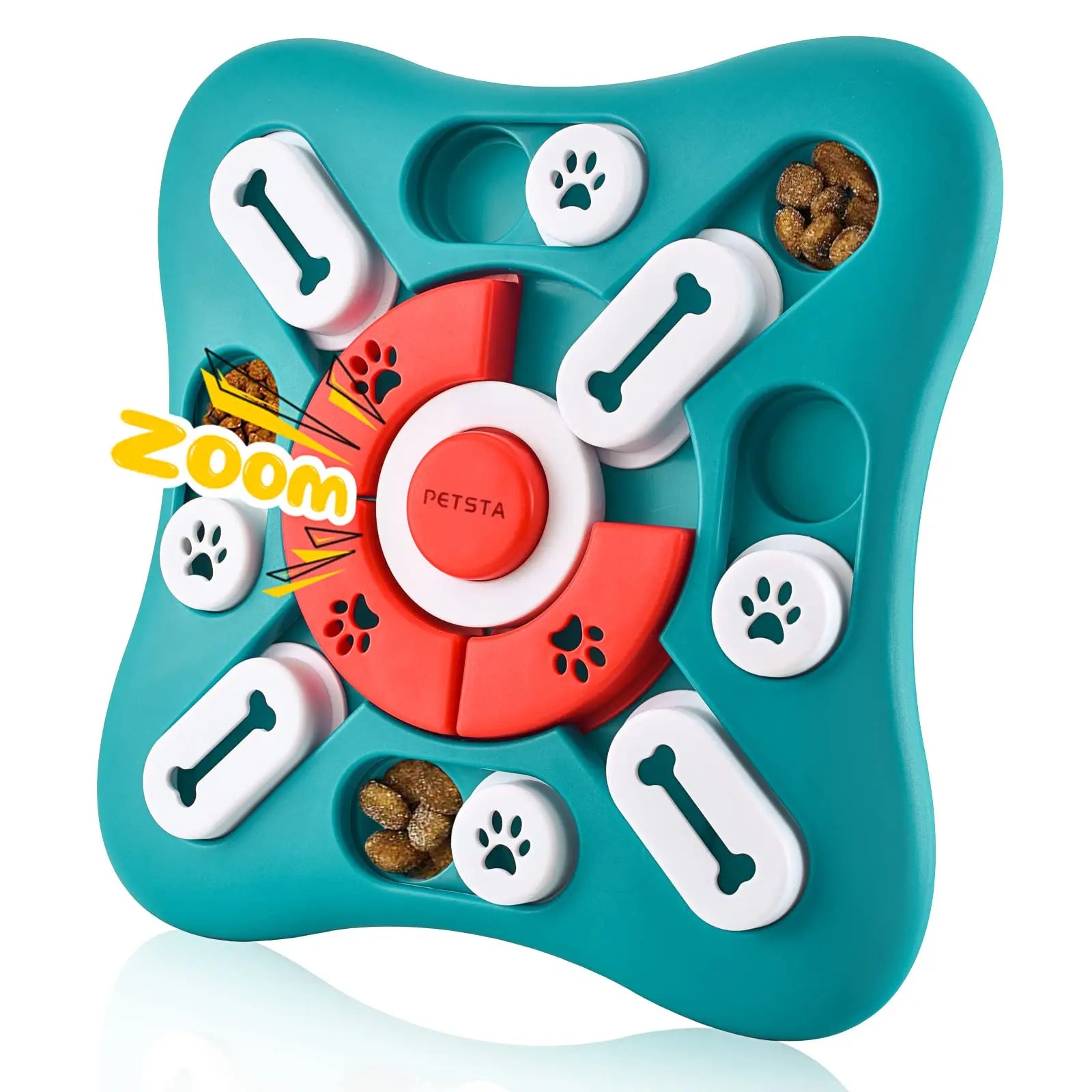 Interactive Dog Puzzle Toy – Treat Dispensing IQ Training Game for Mental Stimulation & Enrichment