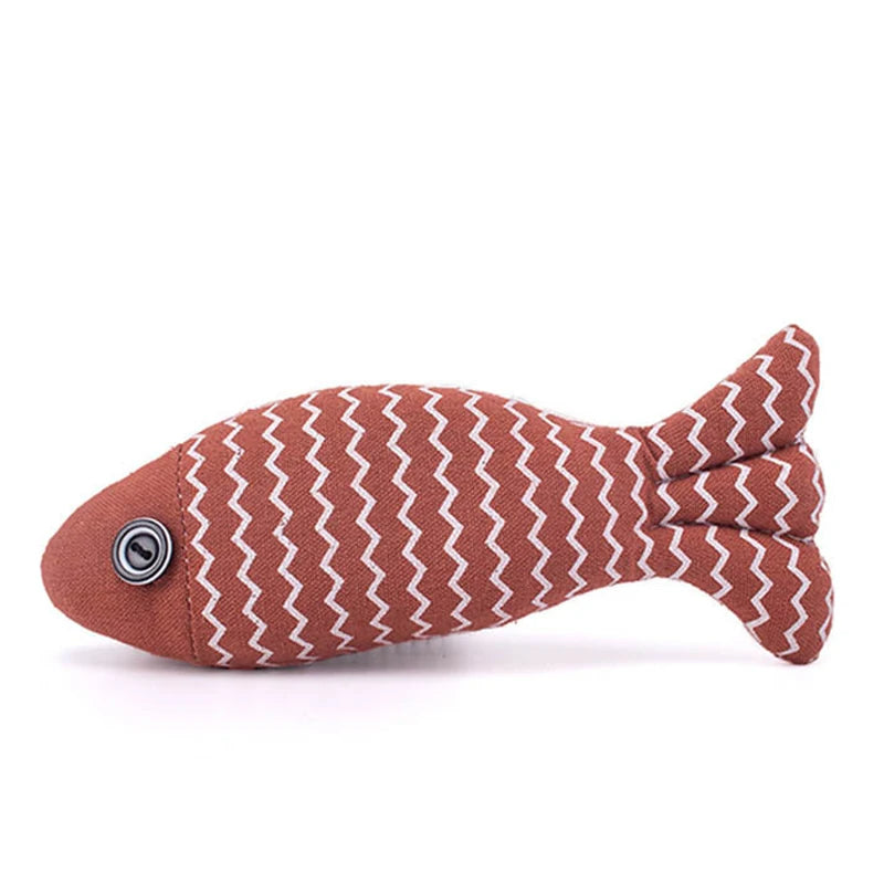 Fish Catnip Kicker Toy – Interactive & Chew-Friendly